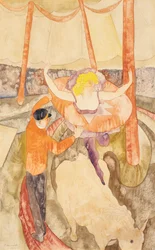 Écuyère et assistant