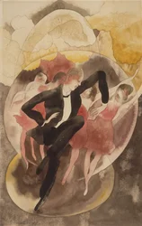 Dans le vaudeville (danseuse avec chœur)