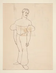 Jongleur, ou homme en costume