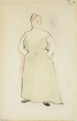 Femme en robe de soirée