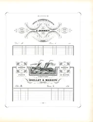 Papier à en-tête pour les entreprises de commerce et de transport maritime (impression)