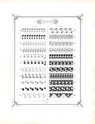 Ornements floraux et géométriques pour l