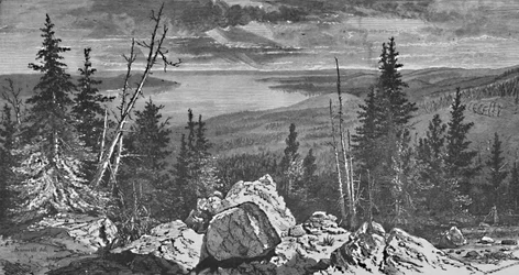 Lac Yellowstone, 1883