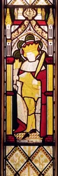 Saint Edmund Roi et Martyr, Vitrail