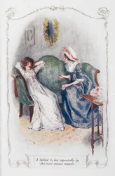 Je lui ai parlé à plusieurs reprises de la manière la plus sérieuse, illustration de 