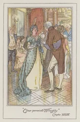 Illustration pour Raison et Sentiments de Jane Austen