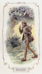 Isaac est un personnage grand, maigre et sombre