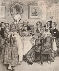 Laissez-moi penser aux dîners de famille confortables, 1862, 1923