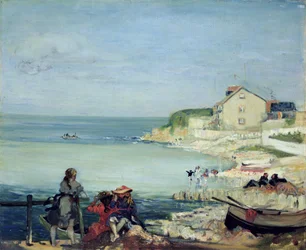 Scène de plage, Swanage