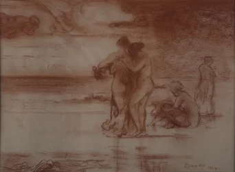 Nus se baignant, 1904