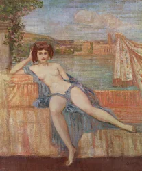 Nymphe près du port