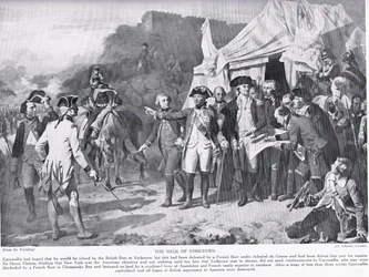 Le siège de Yorktown, illustration de 