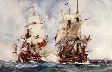 Capture de la Réunion française par le Crescent, 1793