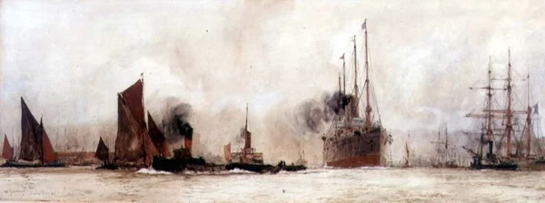 Sur la Tamise, Gravesend