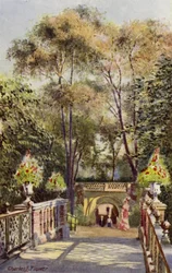Zoo de Londres : Tunnel, depuis le pont du canal