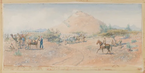 Le combat à Hasheen, 1885