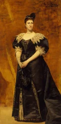 Mme William Astor Caroline Webster Schermerhorn, 1831-1908, 1890
