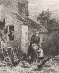 Coin de la cour, 1864