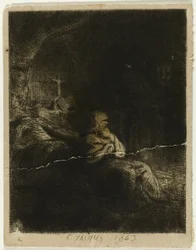 Moine en prière