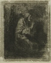Moine en prière