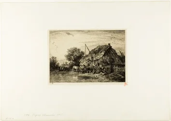 Maison paysanne avec étang