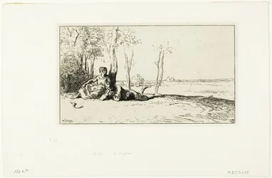 Moissonneurs au repos