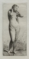 Jeune Femme se Baignant