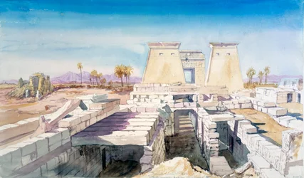 Karnak, Égypte, 1863