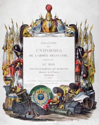 Frontispice de la Collection des Uniformes de l