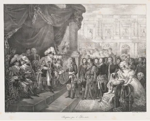 Réception par le Directoire, début du 19ème siècle