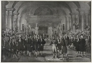 Réception de Napoléon Bonaparte à l