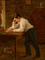 Petit garçon qui lit