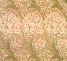 Papier peint conçu par Voysey, victorien