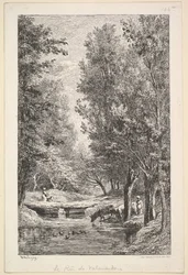 Un ruisseau dans la vallée de Mondois, 1835-78