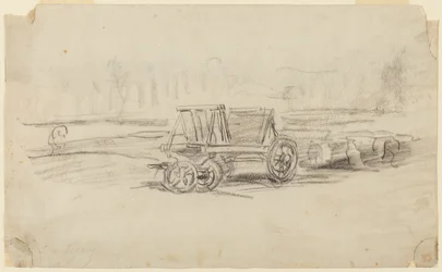 Un chariot de ferme