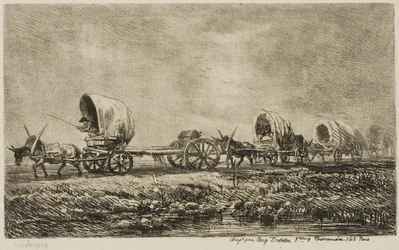 Chariots couverts (Souvenir du Morvan)