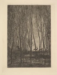 Cerfs dans les Bois, 1850