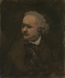 Portrait du peintre Honoré Daumier 1808-1879, c. 1876