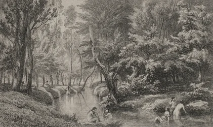 Les Baigneurs, vers 1847