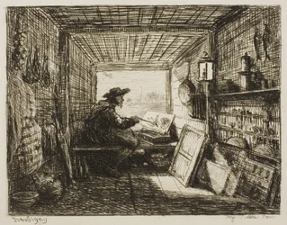 Le studio de bateau, du Voyage en bateau