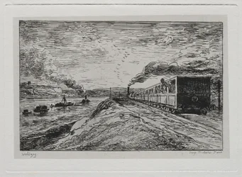 Le Voyage en bateau: Le Départ Le Retour, 1861