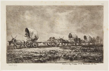 « Les chariots » (Delteil 76)