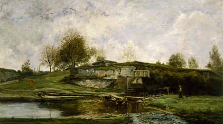 Sluice dans la vallée d