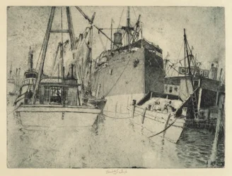 Docks de Chelsea, chargement du navire