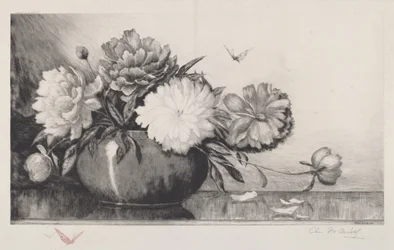 Sans titre (Pivoines dans un bol)