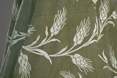 Manteau de soirée de Bertha Palmer, vers 1902 (détail du tissu)