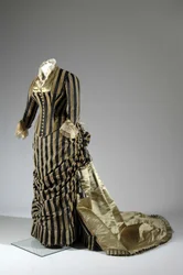 Robe de soirée, c.1884 (vue oblique latérale)