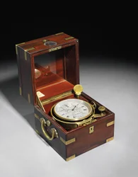 Chronomètre marin victorien de deux jours avec balance Hartnup, c.1870
