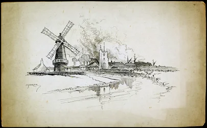 Moulin à vent de Wellington, Barking, Londres, 1892-1933