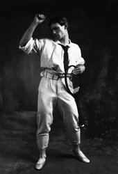 Vaslav Nijinsky dans le ballet Jeux de Claude Debussy